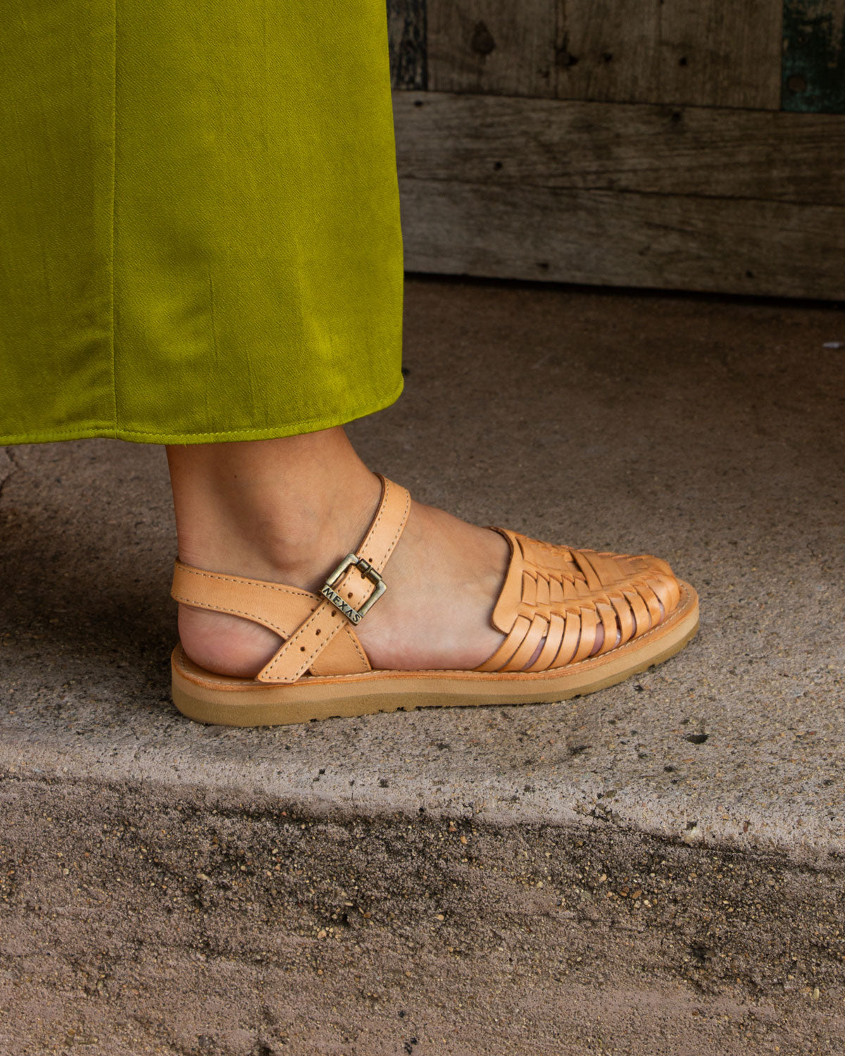 huaraches with ankle strap