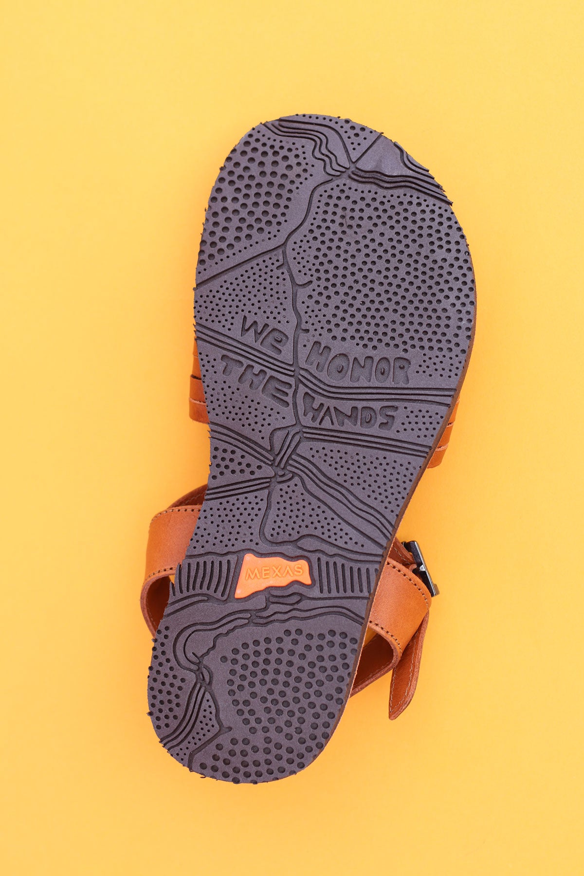 MEXAS Azteca Wide Camel | Barefoot sandals for wide feet